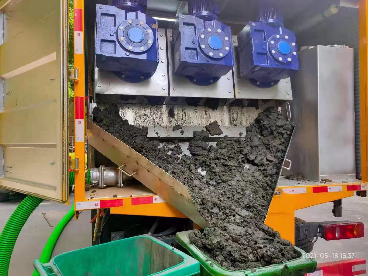通榆化粪池清掏城市维护站-泥浆净化干湿分离处理